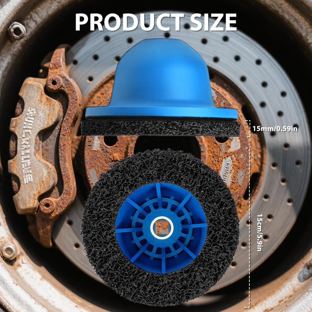 WheelShine™ – Disc Abraziv pentru Curatarea Butucului si Discului de Frana