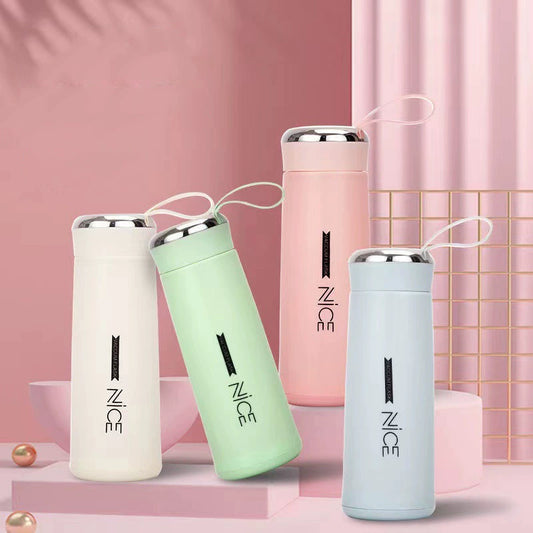 Cana din Sticlă Dublă cu Mânere Portabile pentru Studenți - image 2