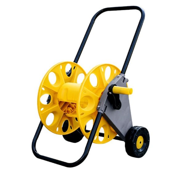 Derulator furtun de grădină pe roți cu mâner