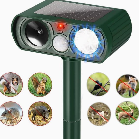 Aparat Solar Antirozătoare și Animale – Ultrasunete