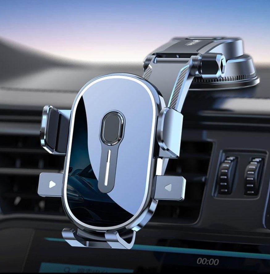 Suport Auto Telefon cu Ventuză – Reglabil 360°