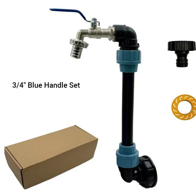 Robinet IBC cu Racord și Furtun – Set Complet 3/4"