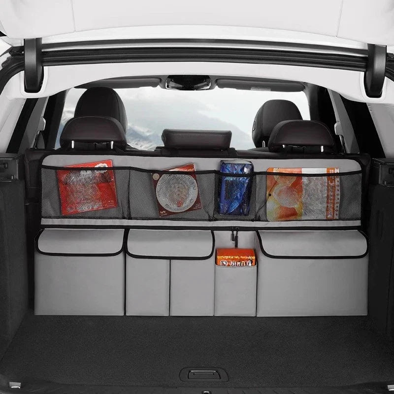 Organizator Auto pentru Portbagaj cu Buzunare Multiple