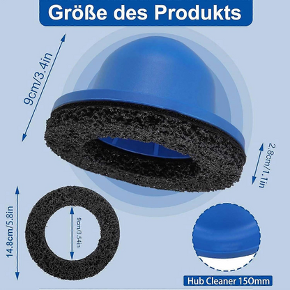 WheelShine™ – Disc Abraziv pentru Curatarea Butucului si Discului de Frana
