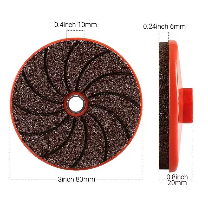 Polix™ – Set 3 discuri profesionale pentru slefuire si polish (50/100/200)