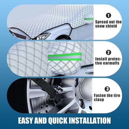 CarShield™ – Husa de Protectie pentru Parbriz Auto (Anti-Gheata si Anti-Soare)