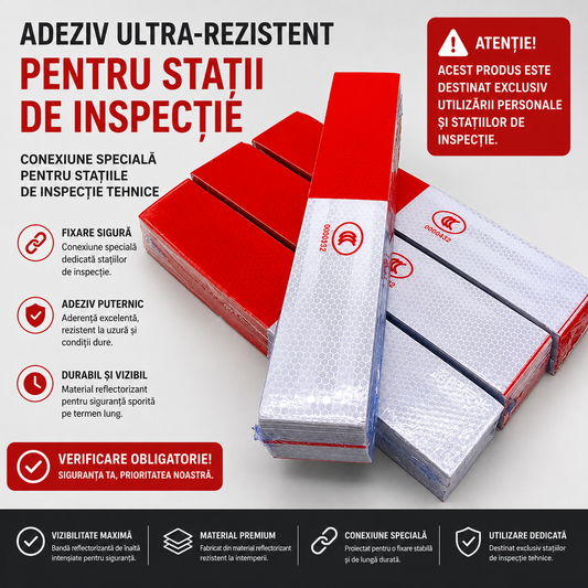 Benzi Reflectorizante Omologate pentru Vehicule Grele (100buc)