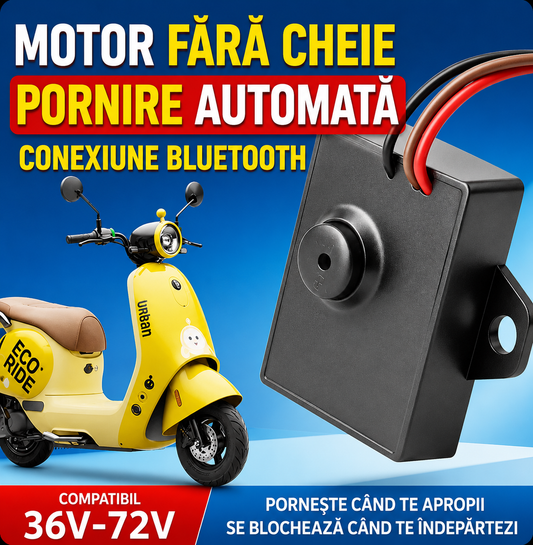 Pornire Fără Cheie Bluetooth pentru Scuter Electric 36V-72V