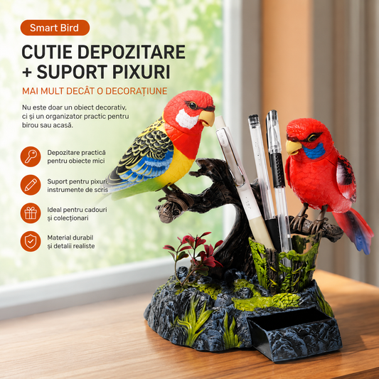 SmartBird™ - Pasari Interactive care Vorbesc si Reactioneaza la Sunet