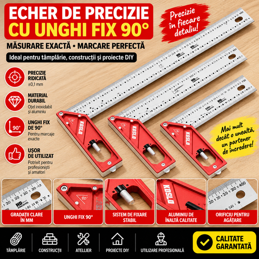 Echer de Precizie pentru Tâmplărie – KOSLO
