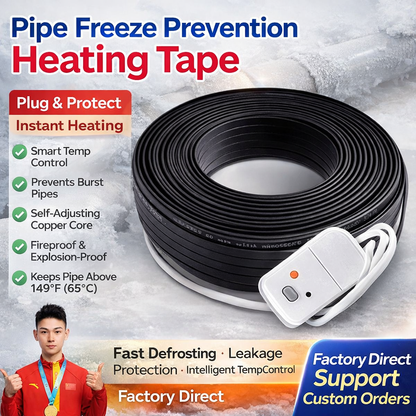 Klimasure™ - Banda Electrica Anti-Inghet cu Stecher RCD 8mm (5 Metri)