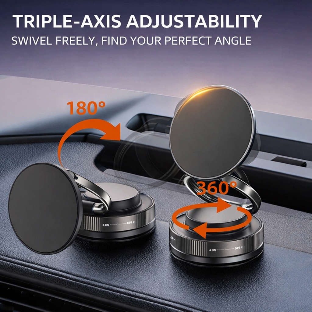 MagRing Pro™ – Suport Magnetic Reglabil pentru Telefon