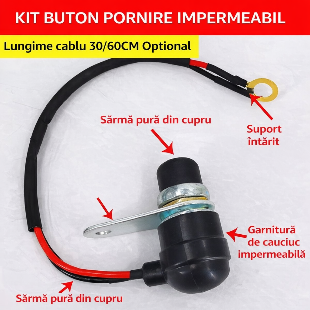 StartSwitch™ – Buton Universal de Pornire pentru Motor