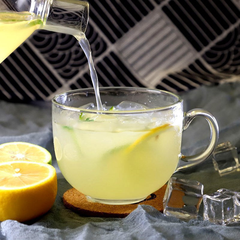 Cupa Elegantă din Sticlă cu Mânere pentru Lapte și Cereale - image 4