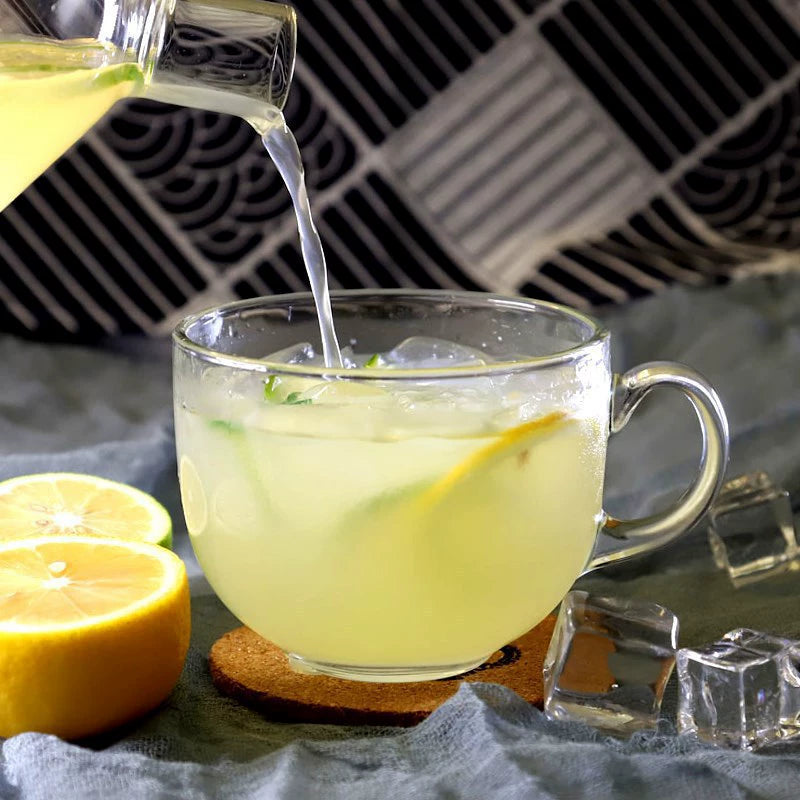 Cupa Elegantă din Sticlă cu Mânere pentru Lapte și Cereale - image 10