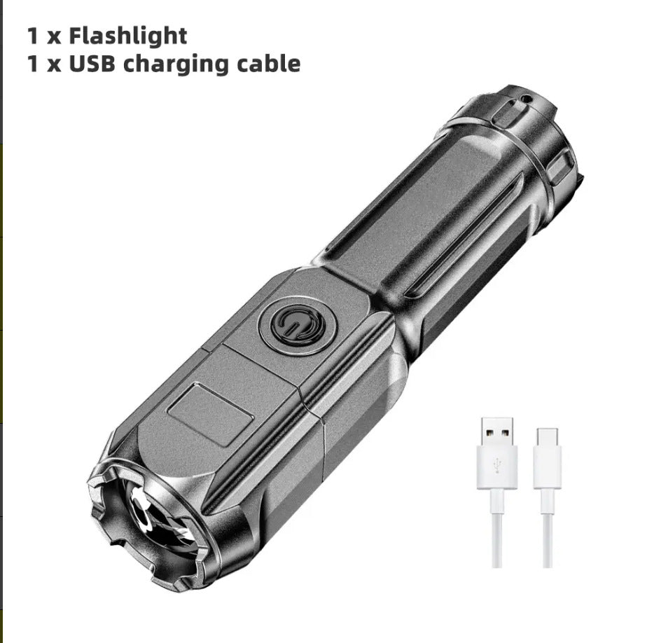 Lanterna LED Profesională cu Funcție de Zoom și Reîncărcare - image 3