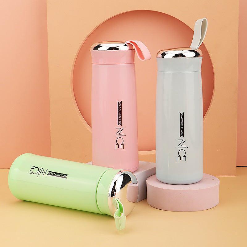 Cana din sticlă dublă cu mâner pentru birou și studii elegante - image 3