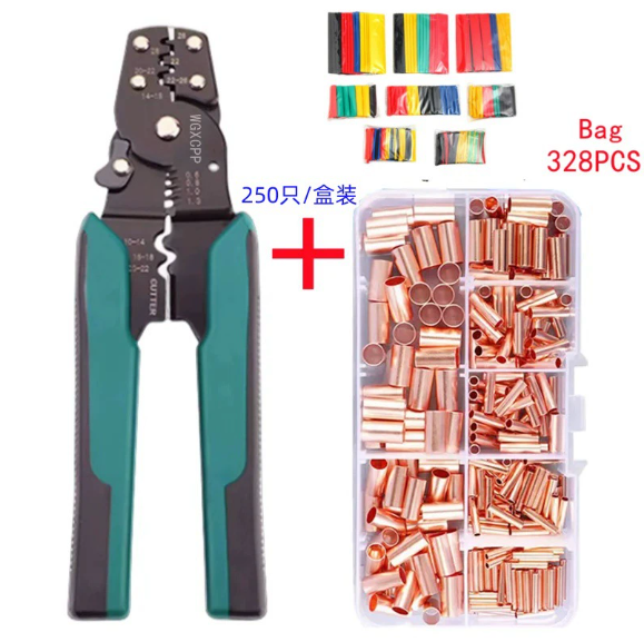 CrimpMaster 578™ – Kit Profesional de Sertizare Cabluri cu 578 Mansoane si Tub Termocontractabil