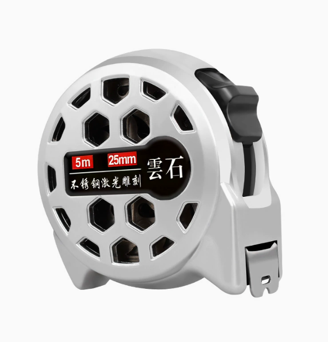 TitanTape™ – Ruleta Profesionala din Otel Inoxidabil 5 m x 25 mm