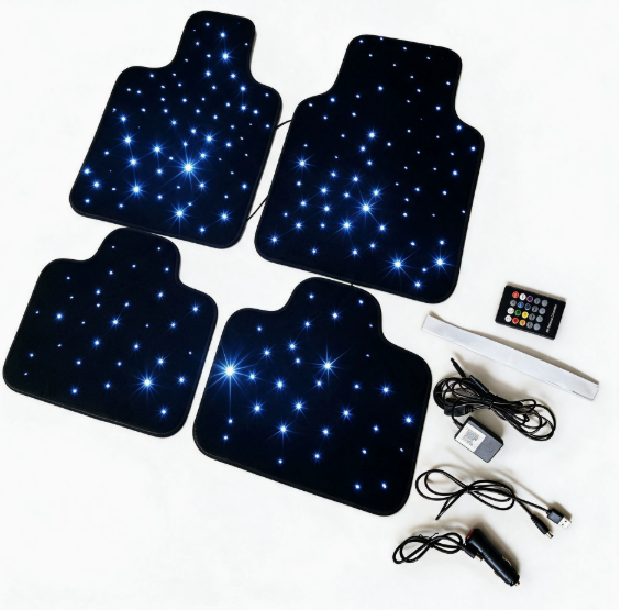 Covorașe Auto LED Starlight – Efect Cer Înstelat