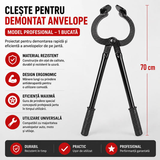 Clește Profesional pentru Demontat Anvelope – 70 cm