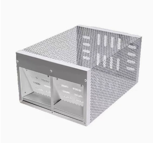 Cușcă Modulară din Metal cu Plasă – Ventilație Optimă