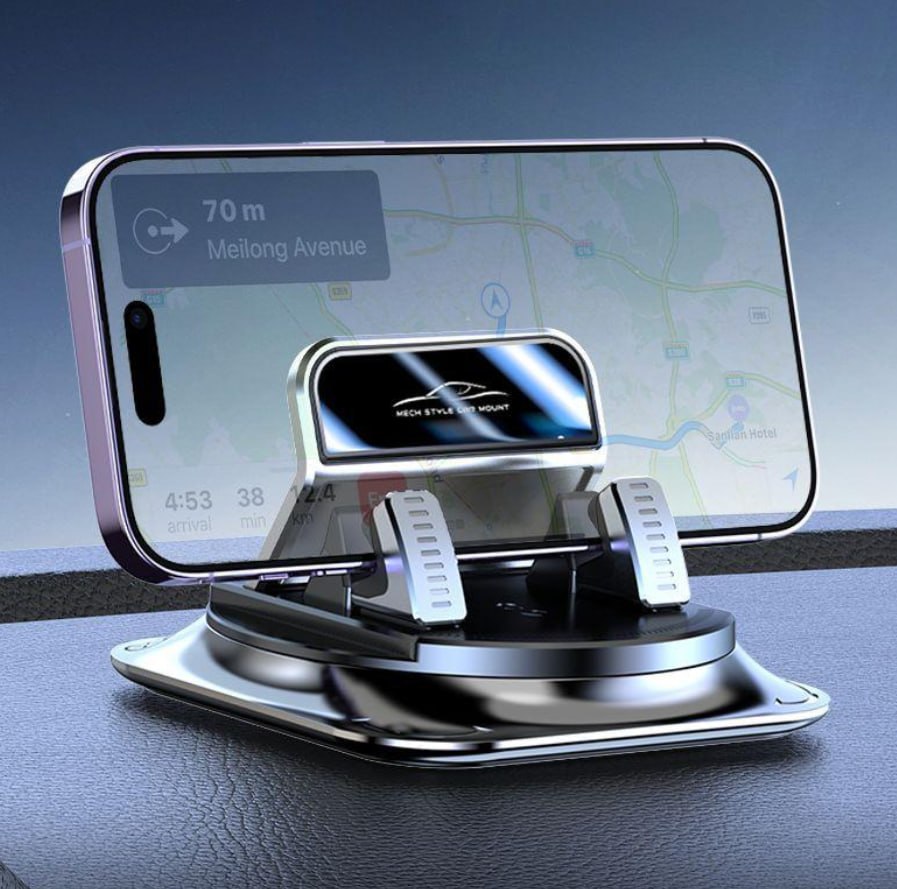 Suport Auto Telefon Dashboard – Design Mech Premium