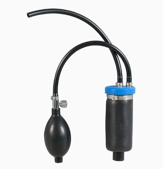 Pompă Manuală cu Balon și Cilindru – Kit Presiune Portabil