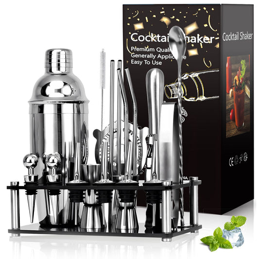 Set Complet de Bartender – Shaker & Accesorii Cocktail