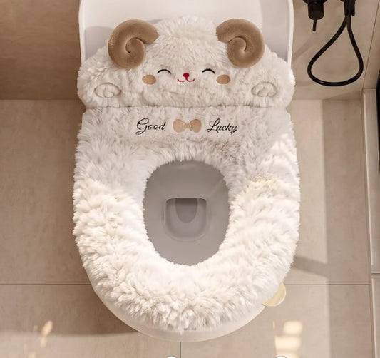 Husă WC Pufoasă cu Oițe – Good Lucky