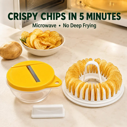 Set Aparat de Chips la Microunde – Fără Friteuză