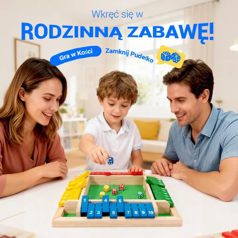 Joc de Familie Shut the Box – Distracție pentru Toți
